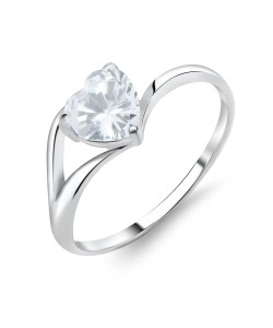 Silver Ring Shining Heart CSR-57